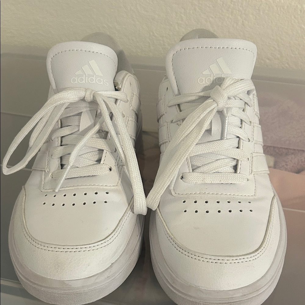 adidas White Athletic Sneakers